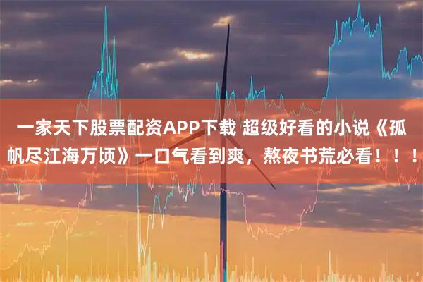 一家天下股票配资APP下载 超级好看的小说《孤帆尽江海万顷》一口气看到爽，熬夜书荒必看！！！